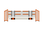 Jumping hurdles 3.50 m